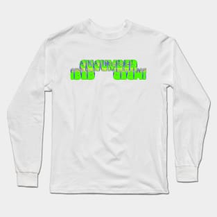 Green Cucumber Long Sleeve T-Shirt